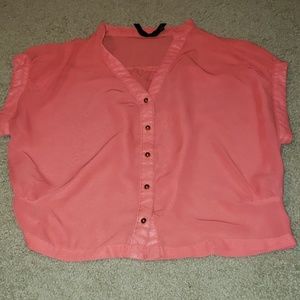Cute Orange/Coral Blouse